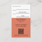 Verander loyale fitness-beginnende klanten in advo aanbevelingskaartje (Achterkant)