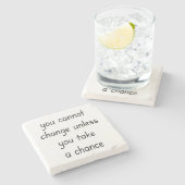 Verander Marble Stone Onderzetter (Zijkant)