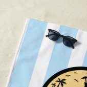 Verander me niet dat ik op vakantie ben strandlaken (In situ)