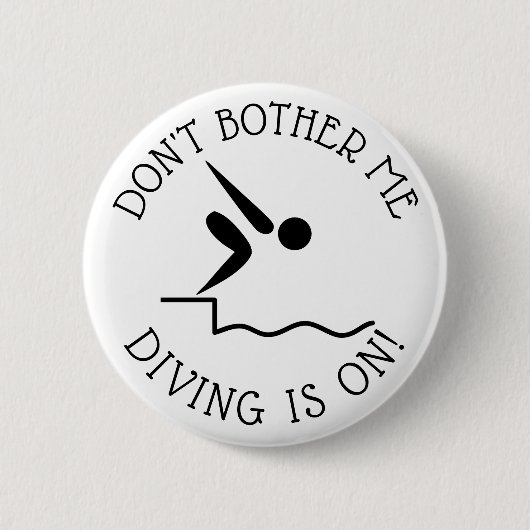 Verander me niet, DIVING is op Humor Button (Voorkant)