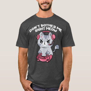 Verander me niet op de juiste manier, grappige vid t-shirt
