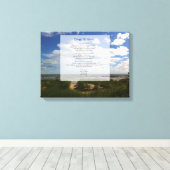 Verander mij Gebed - Vertrouw Canvas Afdruk (Insitu (Houten vloer))