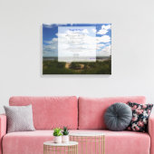 Verander mij Gebed - Vertrouw Canvas Afdruk (Insitu (Woonkamer))