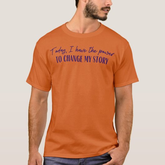 Verander mijn verhaal 70s grappig t-shirt (Voorkant)