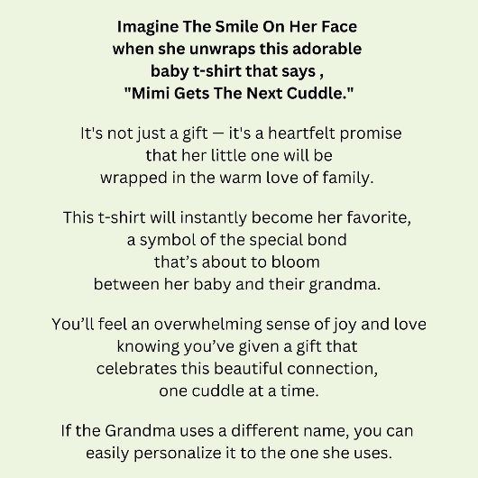 Verander naam, elke tekst, Mimi krijgt de volgende