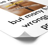 Verander niet over het verleden, verander de toeko poster (Hoek)