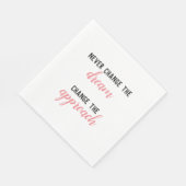 Verander nooit de droom servet (Hoek)