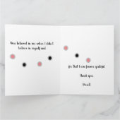 Verander nooit de droom, verander de aanpak bedankkaart (Binnen)