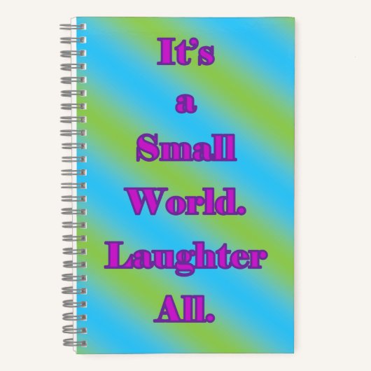 Verander nooit uw strepen - Notitieboek met spiraa (Voorkant)