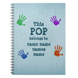 Verander om het even welke tekst - Deze POP behoor Notitieboek