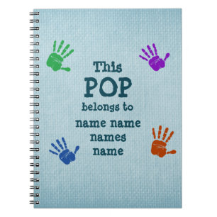 Verander om het even welke tekst - Deze POP behoor Notitieboek