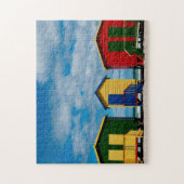 Verander Rooms. Muizenberg Beach, Kaapstad Legpuzzel (Verticaal)