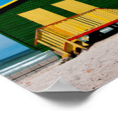 Verander Rooms. Muizenberg Beach, Kaapstad Poster (Hoek)