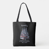 Verander tekst, boeken die introverte mensen helpe tote bag (Achterkant)