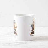 Verander tekst, de actie ontvouwt zich in je geest koffiemok (Center)