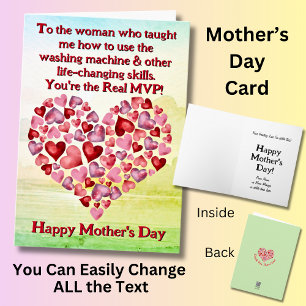 Verander Tekst, die me leerde hoe je een wasmachin Kaart