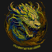 Verander tekst, het is een geweldige dag om een dr t-shirt