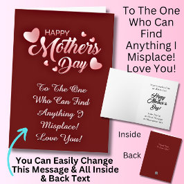 Verander tekst, iemand die alles kan vinden kaart