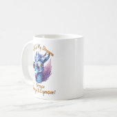 Verander tekst, ik praat dat mijn Dragon Therapy d Koffiemok (Voorkant links)