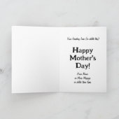 Verander tekst, Je bent niet gewone moeder; Plant  Kaart (Binnen)