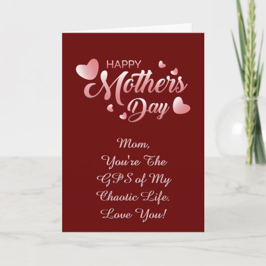 Verander tekst, jij bent de GPS van mijn chaotisch Kaart (Voorkant)