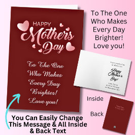 Verander tekst, naar iemand die elke dag helderder kaart