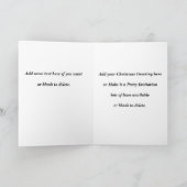 Verander tekst, neem een schoonheid Chrissy, Kango Kaart (Binnen)