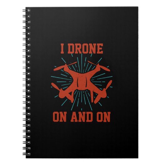 Verander tekst of voeg naam toe, ik zweef maar doo notitieboek (Voorkant)