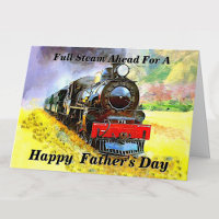 Verander tekst Voeg naam toe Stoomtrein Vaderdag k