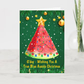 Verander tekst, Watermeloen Wishing True Blue Auss Kaart (Voorkant)