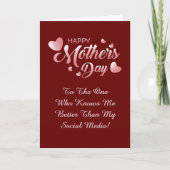 Verander tekst, wie kent me beter dan sociale medi kaart (Voorkant)