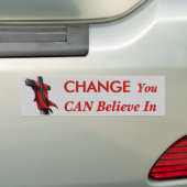 Verander u binnen kunt geloven bumpersticker (Op auto)