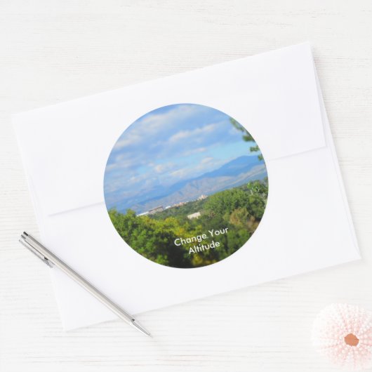 Verander uw hoogte pun Stickers (Envelop)