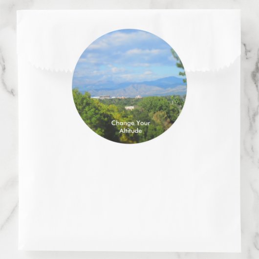 Verander uw hoogte pun Stickers (Tas)