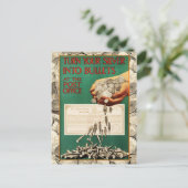 Verander uw zilver in kogels op de Post Kantoor Briefkaart (Staand voorkant)