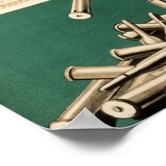 Verander uw zilver in kogels op de Post Kantoor Poster (Hoek)