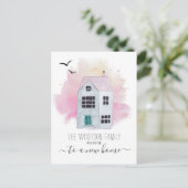 Verander van adresaankondiging door thuisverplaats aankondigingskaart (Staand voorkant)