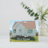 Verander van adreskaartje: We verplaatsen ons Aankondigingskaart (Staand voorkant)