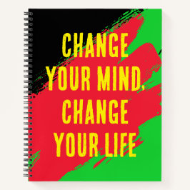 Verander van gedachten, verander je leven (BLAUW) Notitieboek