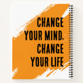 Verander van gedachten, verander je leven notitieboek (Achterkant)