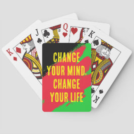 Verander van gedachten, verander je leven (RD/GRN/ Pokerkaarten