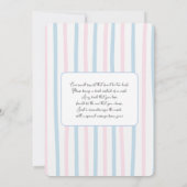 Veranderbare geslacht onthulling beer babyshower u kaart (Achterkant)