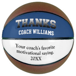 Veranderbare kleur Dank u wel het coach team Basketbal