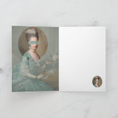 Veranderd  portret blauwgroen kleurenblok kaart (Binnen)