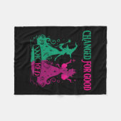 Veranderd voor goede slechte grappige Halloween he Fleece Deken (Voorkant (Horizontaal))