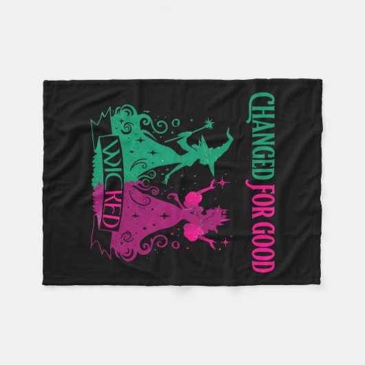 Veranderd voor goede slechte grappige Halloween he Fleece Deken (Voorkant (Horizontaal))