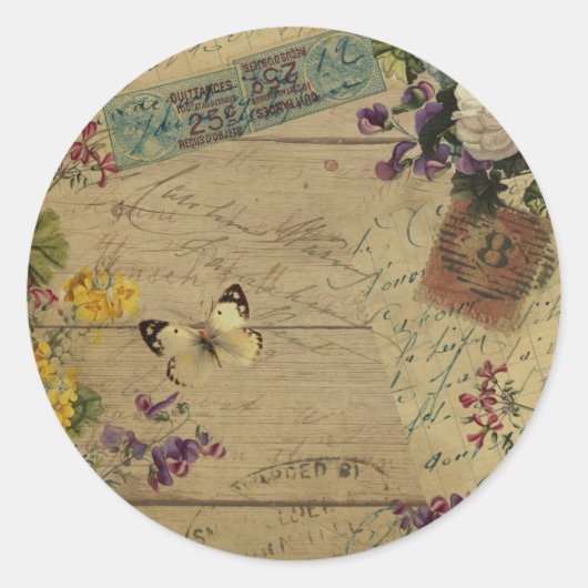  Veranderde Kunst Ronde Sticker (Voorkant)