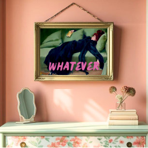 Veranderde kunst, wat dan ook,  portret poster