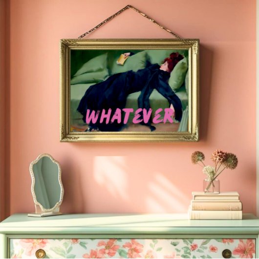 Veranderde kunst, wat dan ook,  portret poster