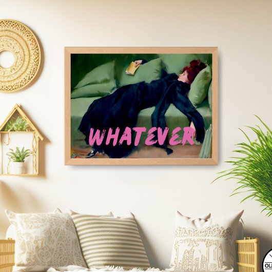 Veranderde kunst, wat dan ook,  portret poster